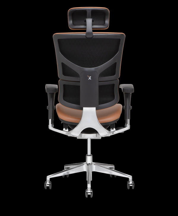 X4 Leather Executive Office Chair - Cognac Leather